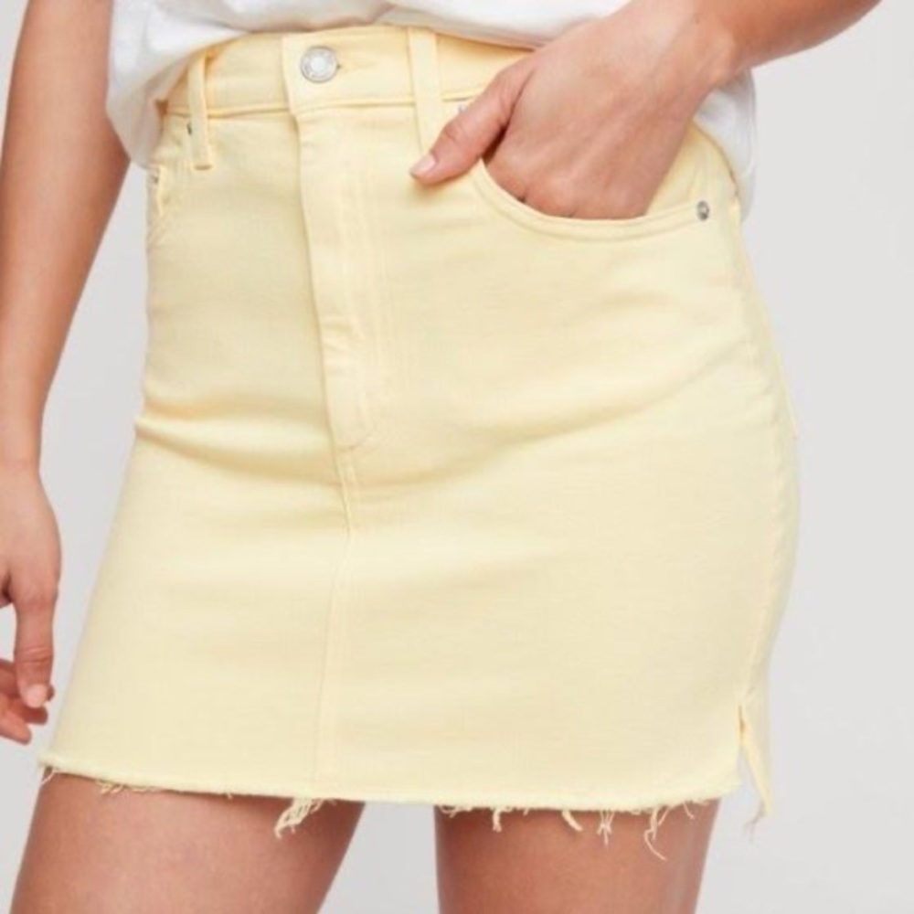 Wilfred Denim Mini Skirt (4)